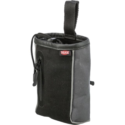 TRIXIE Snackzakje Beloningszakje 2-in-1 Assorti 9×9×15 cm – Handig met Poepzakjesdispenser