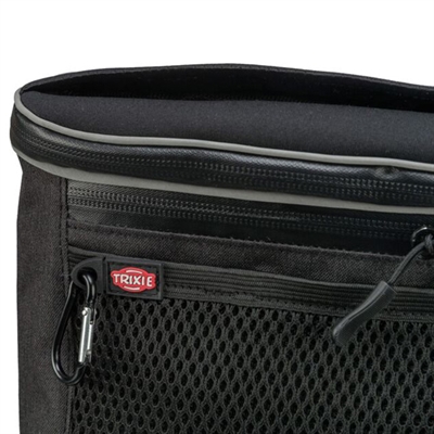 TRIXIE Snackszakje Duo Treat Zwart 20×5×20 cm – Beloningszakje