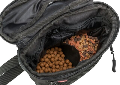 TRIXIE Snackszakje Duo Treat Zwart 20×5×20 cm – Beloningszakje