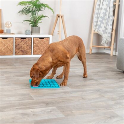 TRIXIE Lick 'N' Snackmat 30×30 cm – Siliconen Blauw