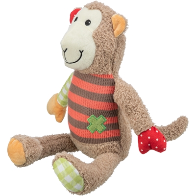 TRIXIE Hondenknuffel Aap Pluche 38×12 cm – 2 stuks