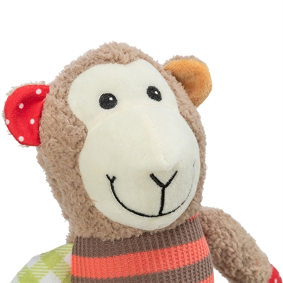 TRIXIE Hondenknuffel Aap Pluche 38×12 cm – 2 stuks