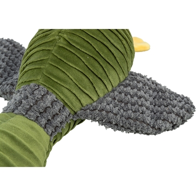 TRIXIE HONDENSPEELGOED EEND PLUCHE GERECYCLED 40 CM – ZACHT