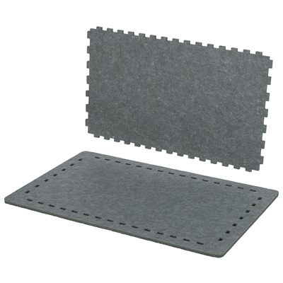 TRIXIE kattenmand Huis Lene Vilt Grijs 54×30×35 cm – knus huisje