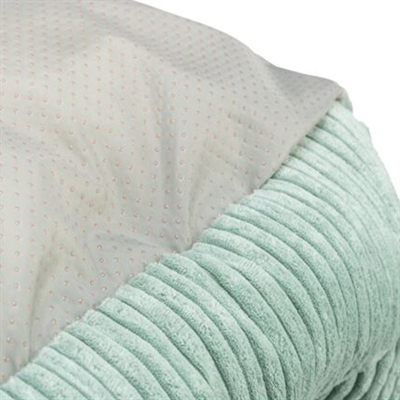 TRIXIE Hondenmand Vital Jonna Ribfluweel Orthopedisch met memory-effect - Saliegroen - 80x60 cm