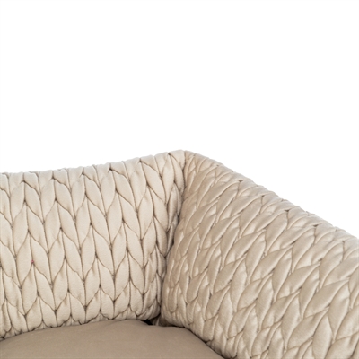 TRIXIE Hondenmand Livia Velourslook - Zand - 50 cm