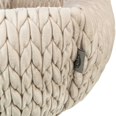 TRIXIE Hondenmand Livia Velourslook - Zand - 50 cm