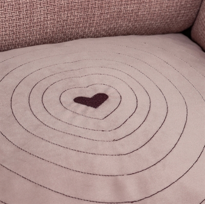 TRIXIE Hondenmand Viviana zachte meubelstof, vormvast polyestervlies & wasbare hoes - oudroze - 80x60 cm