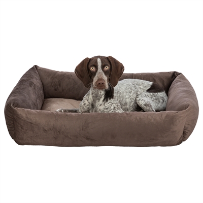 TRIXIE hondenmand Lionel gerecycled bruin 50×40 cm – hoekig