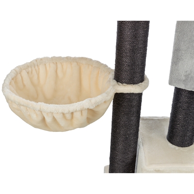 TRIXIE Kratzbaum Enzo 60×50×156 cm - Creme/Grau/Schwarz