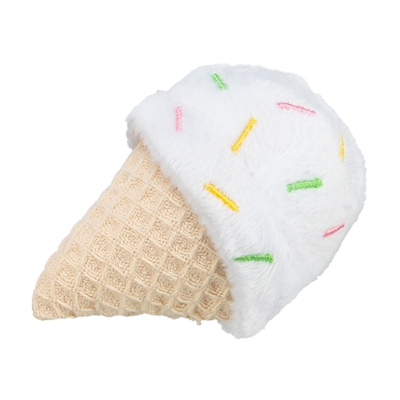 TRIXIE Kattenspeeltje Ijsje/Cupcake | Pluche met catnip & ritselfolie - assorti - 7 cm
