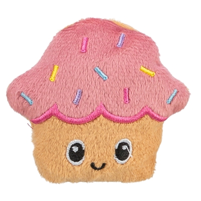 TRIXIE Kattenspeeltje Ijsje/Cupcake | Pluche met catnip & ritselfolie - assorti - 7 cm