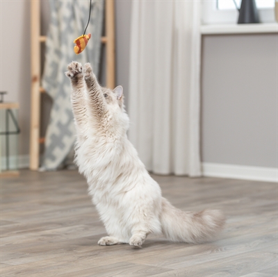 TRIXIE Kattenhengel Vis kunststof/pluche Catnip - 46 cm