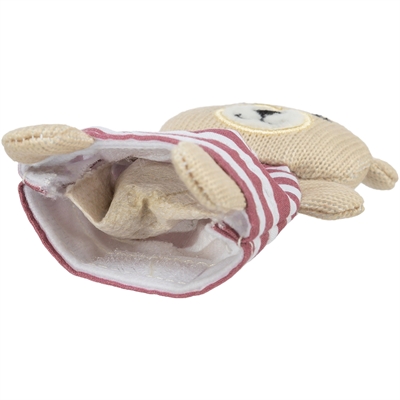 TRIXIE Kattenspeelgoed Beer - zacht stof met catnip - assorti - 12 cm