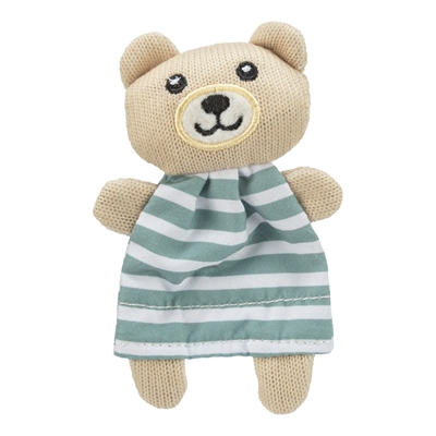 TRIXIE Kattenspeelgoed Beer - zacht stof met catnip - assorti - 12 cm