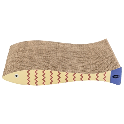 TRIXIE Krabmat Vis met catnip - Set van 2 - Mintgroen/Crème - 40x30x11 cm