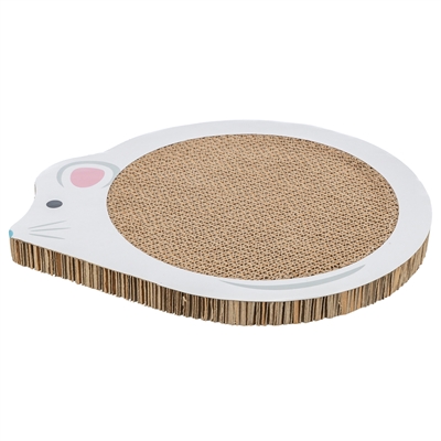 TRIXIE Krabmat Muis Met Catnip 35×29,5 cm – Wit