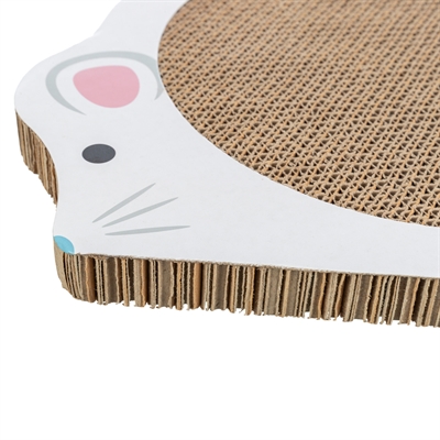 TRIXIE Krabmat Muis Met Catnip 35×29,5 cm – Wit