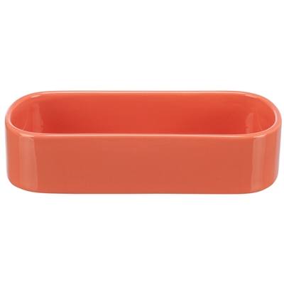 TRIXIE Voerbak Drinkbak Ovaal Keramiek 22×10 cm – Assorti