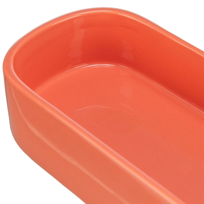 TRIXIE Voerbak Drinkbak Ovaal Keramiek 22×10 cm – Assorti