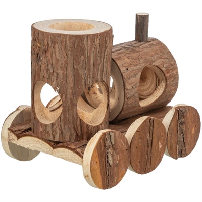 TRIXIE Speelhuisje Trein Levin voor Muizen 17×12×14 cm – Schorshout