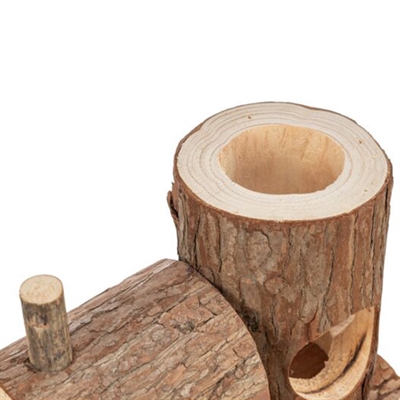 TRIXIE Speelhuisje Trein Levin voor Muizen 17×12×14 cm – Schorshout