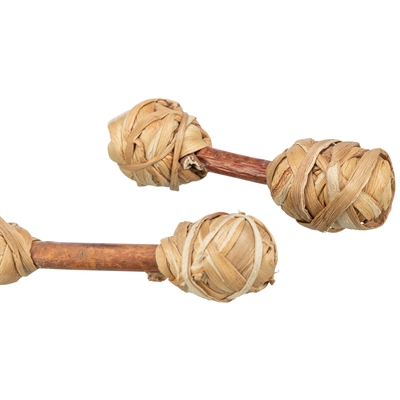 TRIXIE Knaagspeelgoed Halters Schorshout/Gras 9×2 cm – 2 stuks