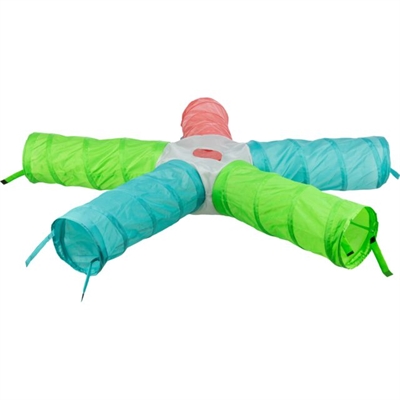 TRIXIE Speeltunnel Cavia/Dwergkonijn 47×18×18 cm – Uitbreidbaar