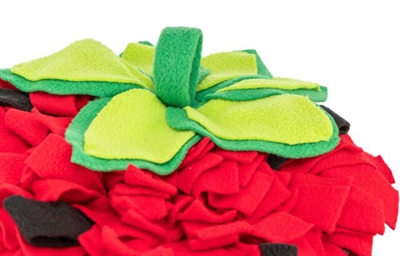 TRIXIE Snuffelmat Aardbei Rood 40×33 cm – Knaagdieren Speelmat