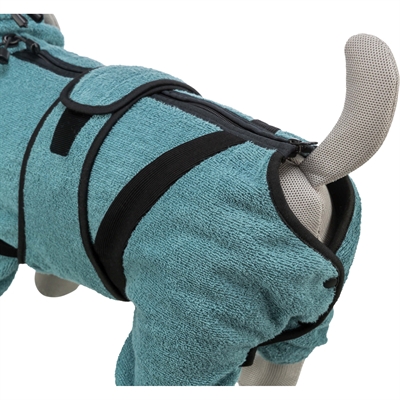 TRIXIE Hondenbadjas Badstof Petrol 30×30 cm – 30 cm