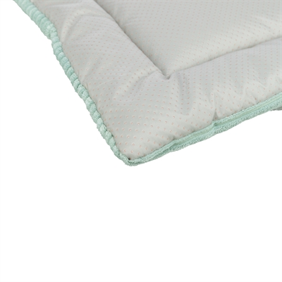 TRIXIE Hondenligmat Jonna Ribfluweel - Comfortabele 4 cm vulling - Saliegroen - 70x50 cm