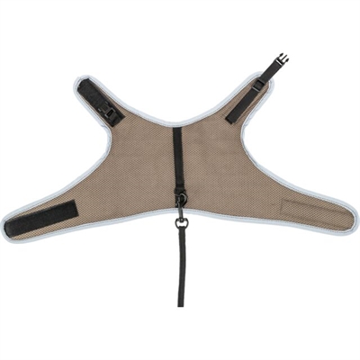 TRIXIE kattentuig Softtuig met Riem Taupe 24-42×120 cm – Ademend