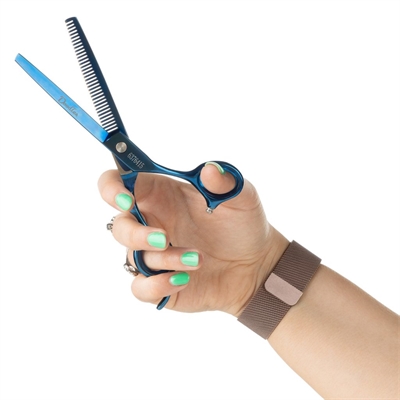 MIKKI Effileerschaar Enkel Doodle 16,5 cm – Ergonomisch Design