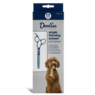 MIKKI Effileerschaar Enkel Doodle 16,5 cm – Ergonomisch Design
