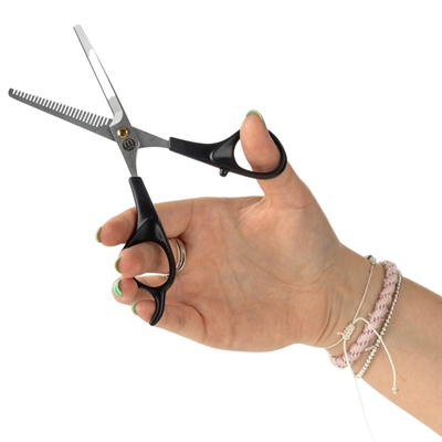 MIKKI Effileerschaar Enkel – Vachttrimmen voor huisdieren