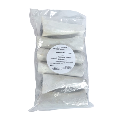 I AM Mergpijp MERGPIJP Stevig runderbot - Ondersteunt gebitsverzorging - 20 cm | 6 st