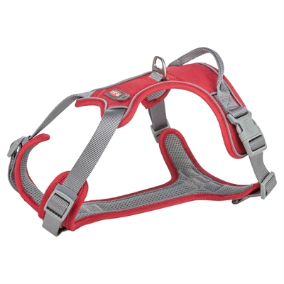 TRIXIE Hundegeschirr Premium Active Rot 60-75×2,5 cm – Sportliches Geschirr