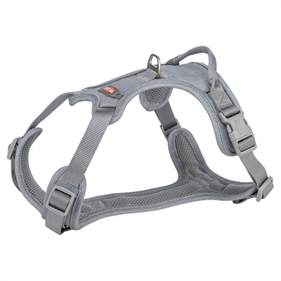 TRIXIE Hondentuig Premium Active 35-50×1,5 cm – Grafiet Grijs