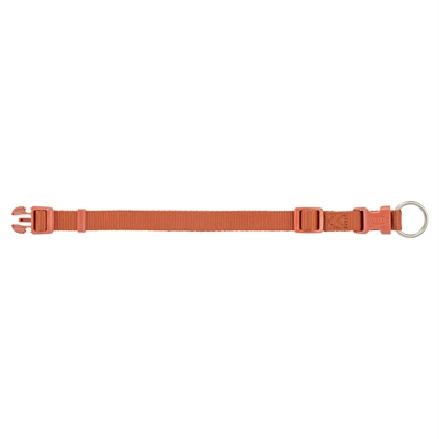 TRIXIE Halsband Premium Traploos verstelbaar - Roestbruin - 15-25x1 cm