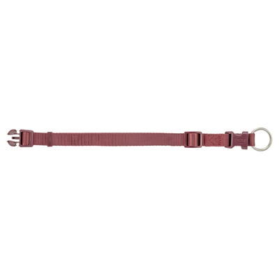 TRIXIE Halsband Hond Premium - traploos verstelbaar - sangria rood - 40-65x2,5 cm