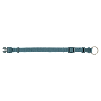 TRIXIE Hondenhalsband Premium traploos verstelbaar singelband - petrol blauw - 40-65x2,5 cm
