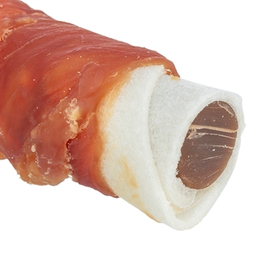 TRIXIE Denta Fun Stick Eend Kippenlever 28×28 cm – Glutenvrij