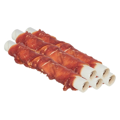 TRIXIE Denta Fun Stick Eend Kippenlever 28×28 cm – Glutenvrij