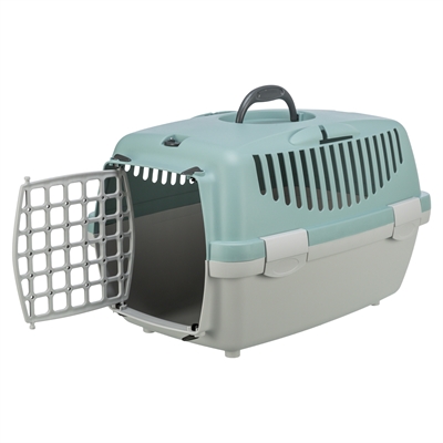 TRIXIE Reismand Capri Lichtgrijs/Salie 48×32×31 cm – XS