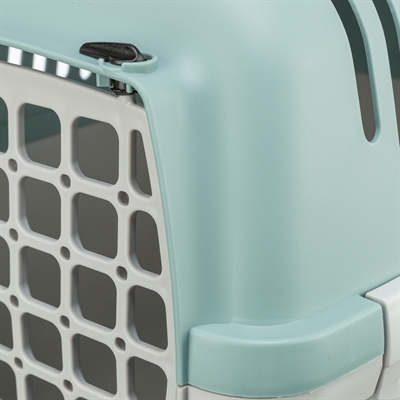 TRIXIE Reismand Capri Lichtgrijs/Salie 55×37×34 cm – Katten