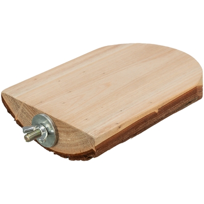 TRIXIE Knaagdierplatform Schorshout | Met schroefbevestiging - 4 stuks - 15x10 cm