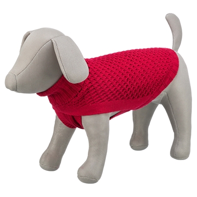 TRIXIE Hondentrui Norwood Warme katoen-wolmix met ruime beenuitsnijding - Rood - 30 cm
