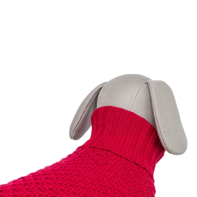 TRIXIE Hondentrui Norwood Warme katoen-wolmix met ruime beenuitsnijding - Rood - 30 cm