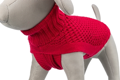 TRIXIE Hondentrui Norwood warme trui met extra bewegingsvrijheid - Rood - 33 cm