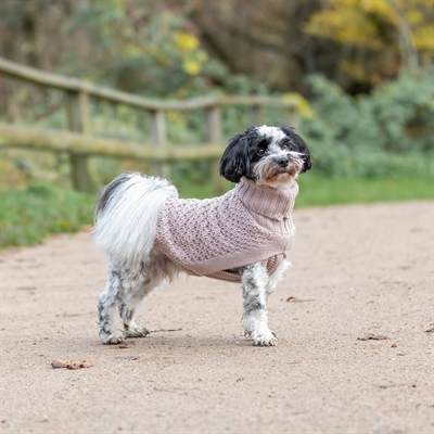 TRIXIE Hondentrui Norwood Warm katoen-wol mix, ruime beenuitsnijding - Blush - 30 cm